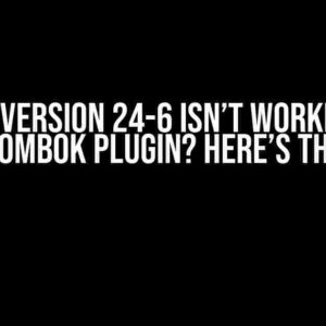 Eclipse Version 24-6 Isn’t Working with the Lombok Plugin? Here’s the Fix!
